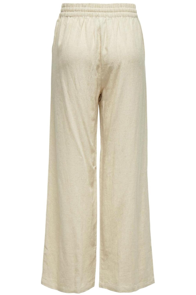 JDYSAY HW LINEN WIDE PANT WVN NOOS 15318361 Oatmeal/Melange